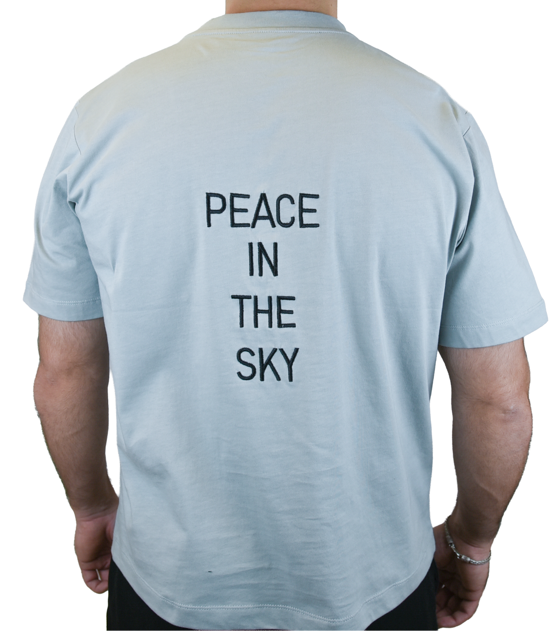 T-Shirt - Peace in the Sky Oversized